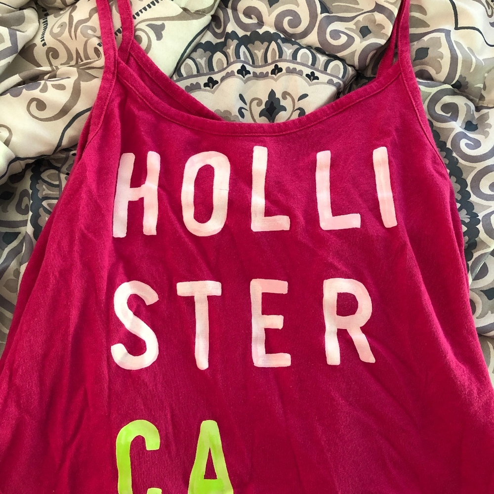 Pink Hollister Tank Top